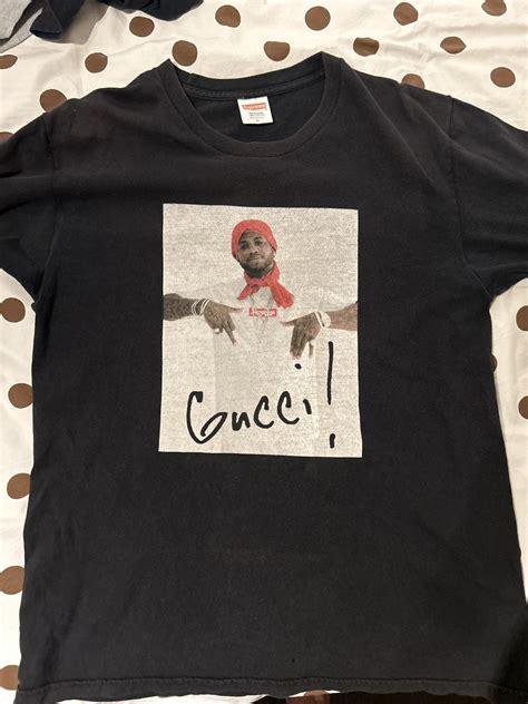 gucci supreme fake|supreme gucci mane black.